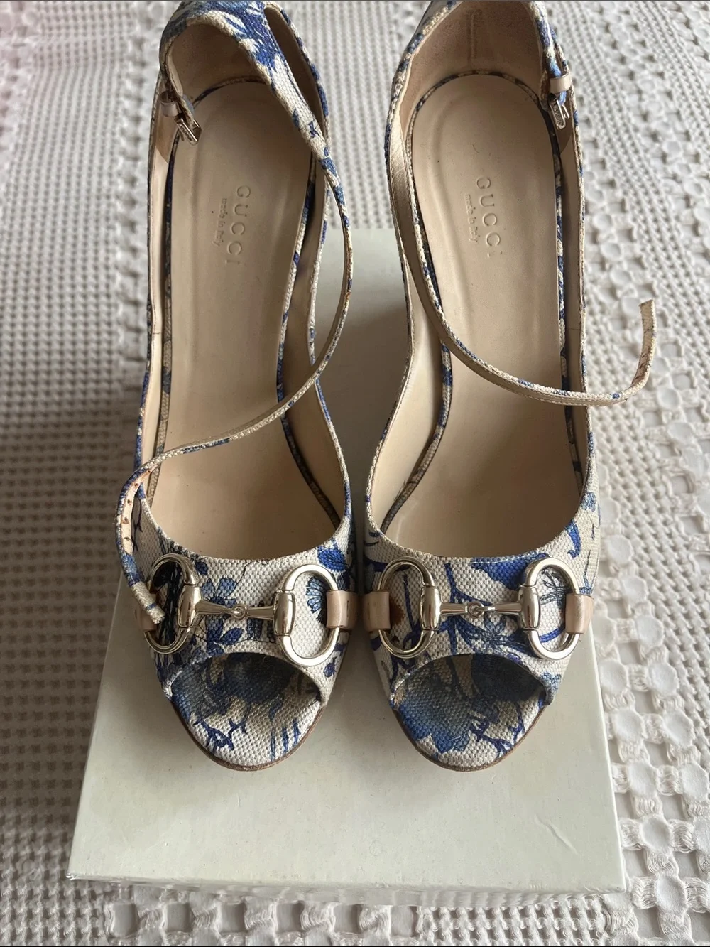 Gucci platforms sandals